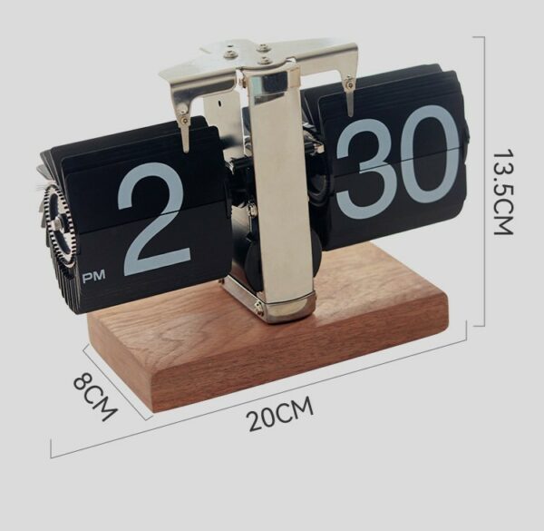 Creative Personality Retro Mechanical Automatic Turning Clock - Image 6